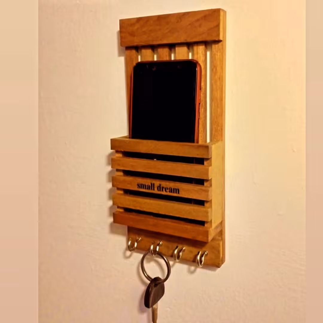 جاکلیدی چوبی مستطیلی(هزینه ارسال به عهده مشتری )