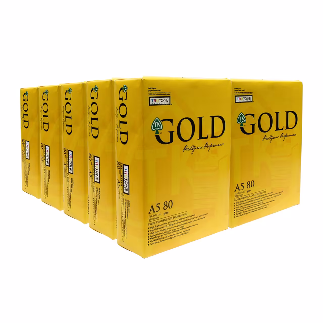 کاغذ آ5 کارتنی گلد بسته 20 عددی