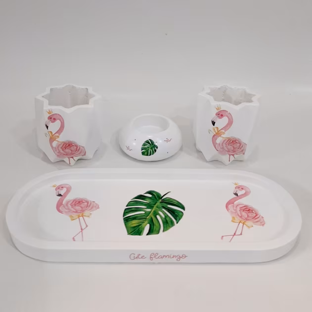 ست 4تیکه طرح دار سنگی مناسب کادویی و هدیه 