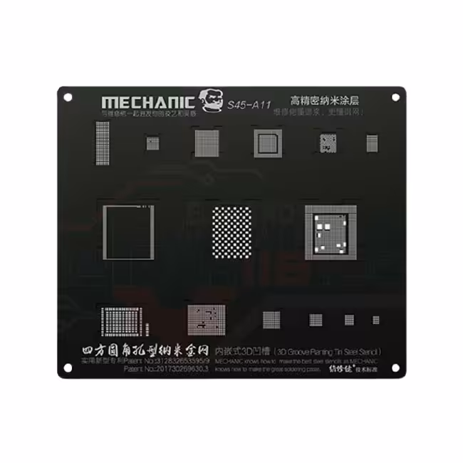 شابلون 3D آیفون مکانیک S45 پردازنده A11