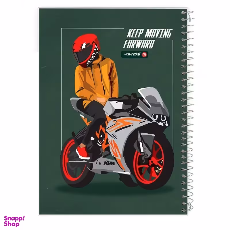 دفتر مشق 60 برگ مکث نوت طرح موتور و ماشین کد 9631