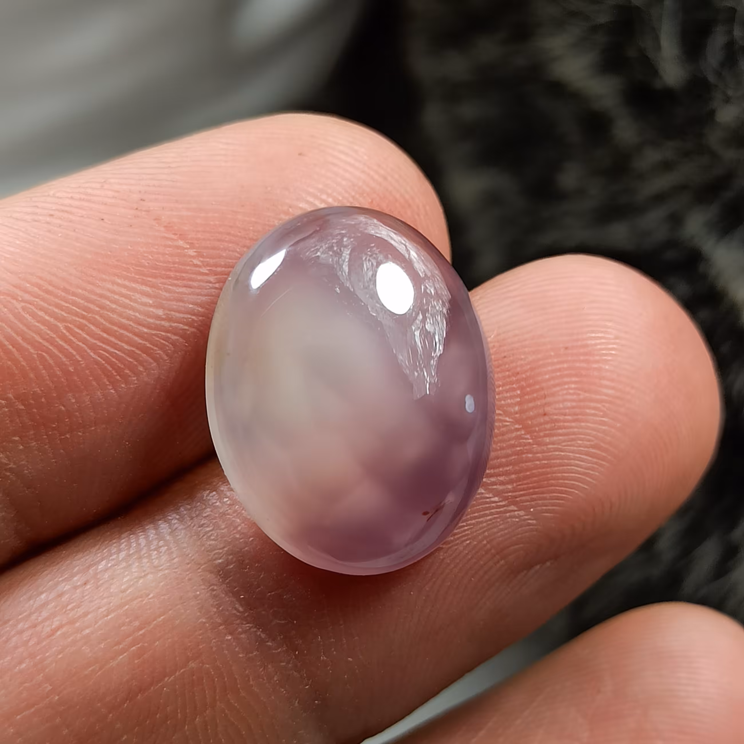 عقیق سوسنی دورنگ دامله سایز انگشتر کد 78