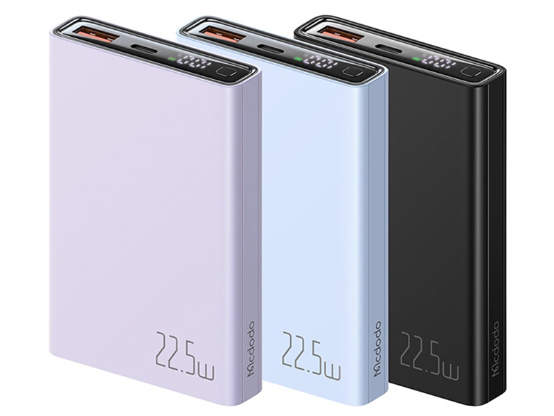 پاوربانک فست شارژ تایپ سی و یو اس بی 10000 میلی آمپر ساعت مک دودو Mcdodo MC-294 225W Powerbank