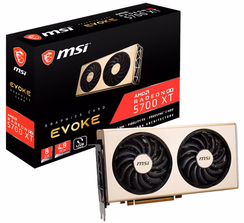 کارت گرافیک ام اس آی مدل Radeon RX 5700 XT EVOKE با حافظه 8 گیگابایت