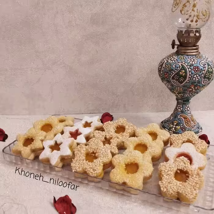 شیرینی مربایی نرم یک کیلویی(ارسال پس کرایه و با پیک)