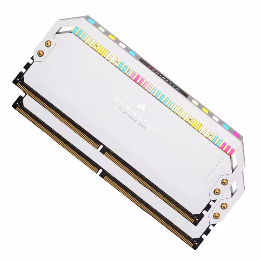 قیمت و خرید رم کورسیر Dominator Platinum RGB White 16GB DUAL 4800MHz CL18 DDR4 | یاس ارتباط