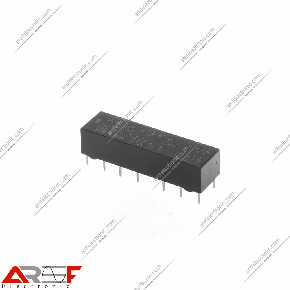 رله امرن مخابراتی لچ مدل G6AU-434P-ST-US دارای 12 ولت و 14 پین - فروشگاه عارف الکترونیک