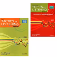 کتاب Tactics for Listening 3rd اثر Jack C. Richards انتشارات Oxford دو جلدی