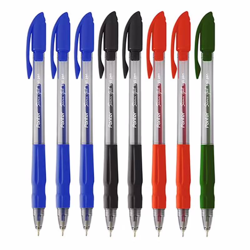 خرید خودکار 0.7 میلی متر پنتر مدل Semi Gel بسته 8 عددی