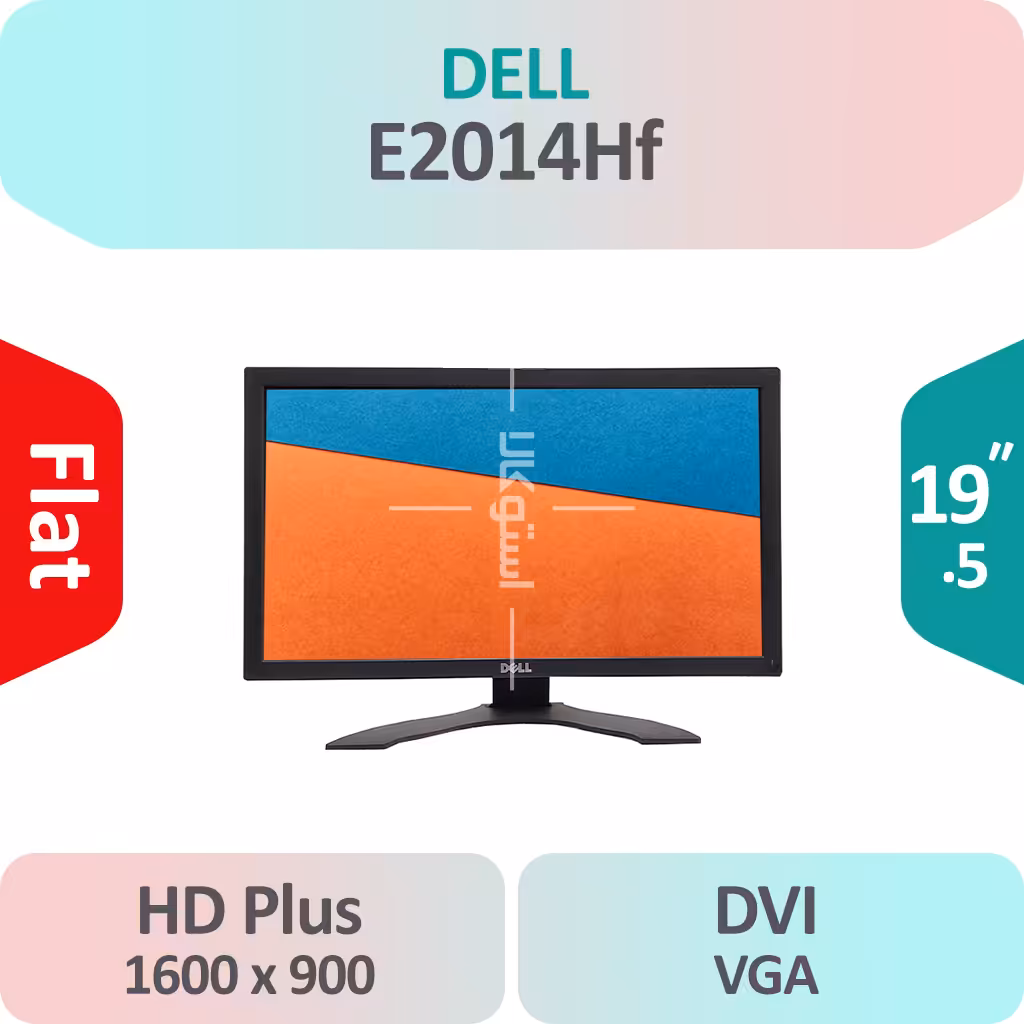 مانیتور استوک Dell E2014Hf/ E2016 سایز 20 اینچ HD Plus