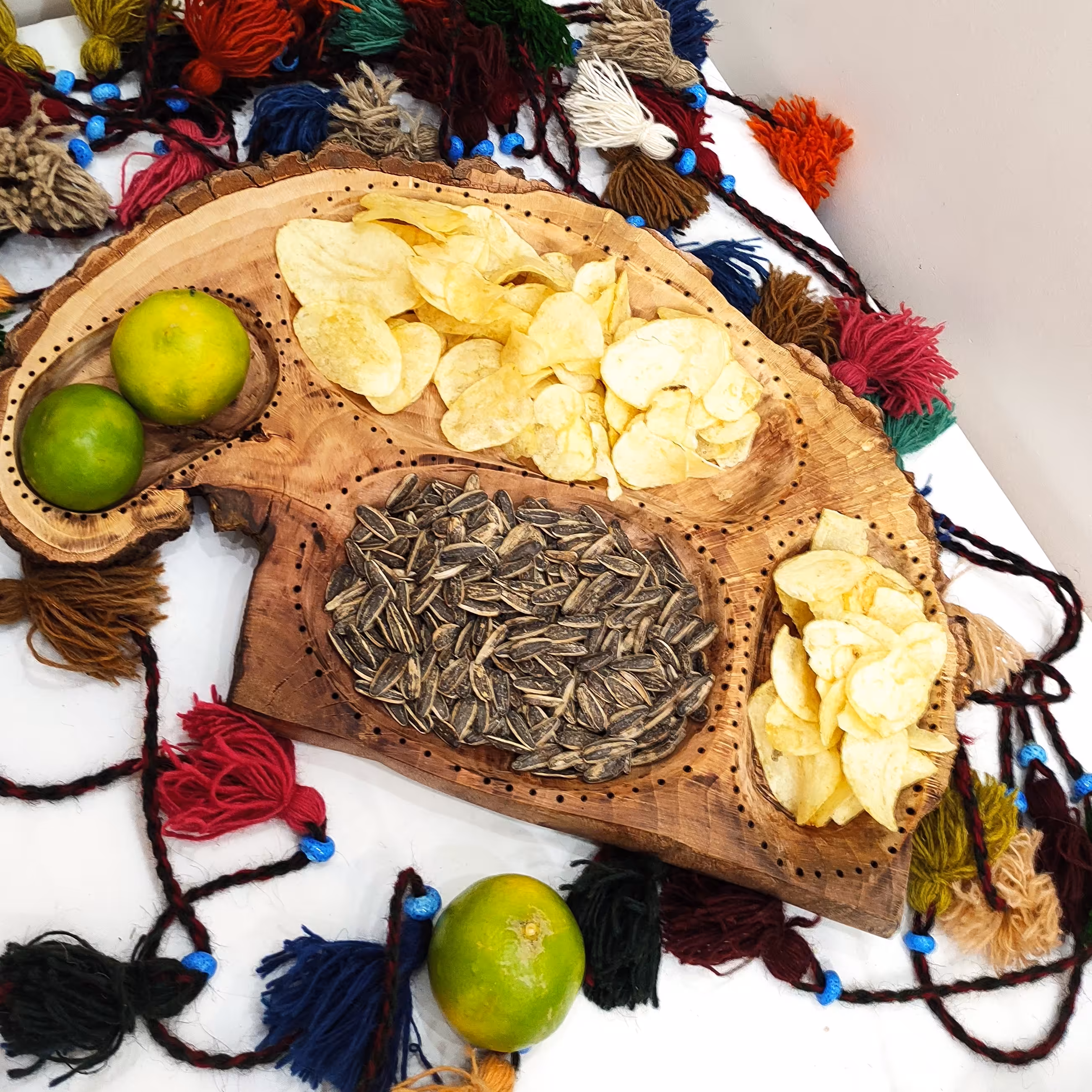 اردوخوری چوبی چهارخانه تک نسخه