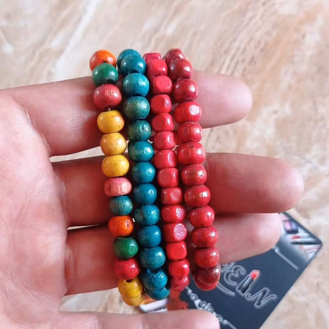 دستبند طرح سنگی بسته چهار عددی فانتزی