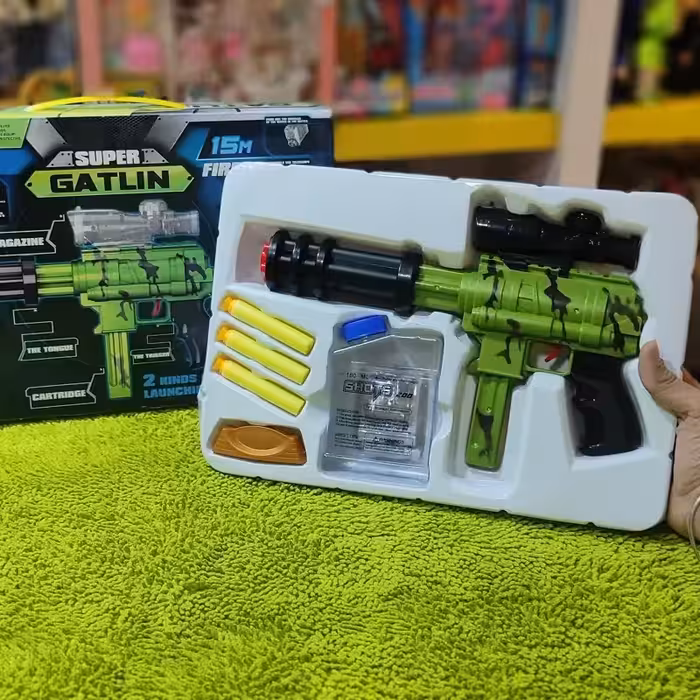 اسباب بازی تفنگ ژله ای فومی بی خطر اسباب بازی تفنگ بی خطر تیر ژله تیر فومی