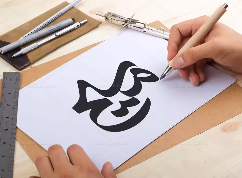 وکتور تایپوگرافی مسیح (ع) | گرافیک با طعم تربچه