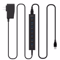 هاب یو اس بی اریکو 7 پورت USB 3.0 با آداپتور مدل H7013U3