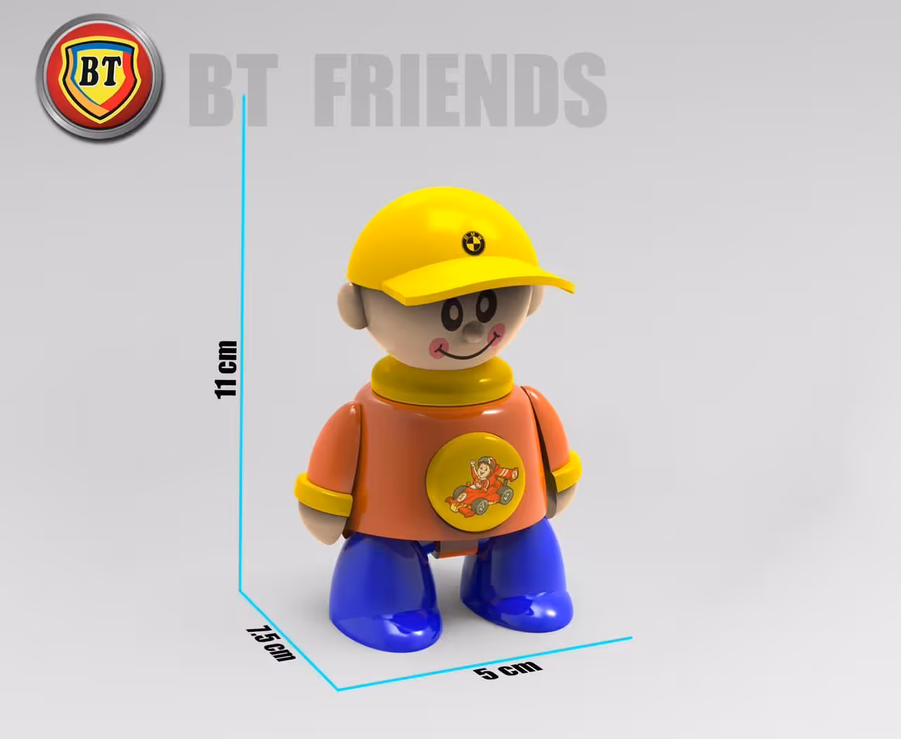 آدمک راننده بتی فرند BtFriends طرح تولو tolo