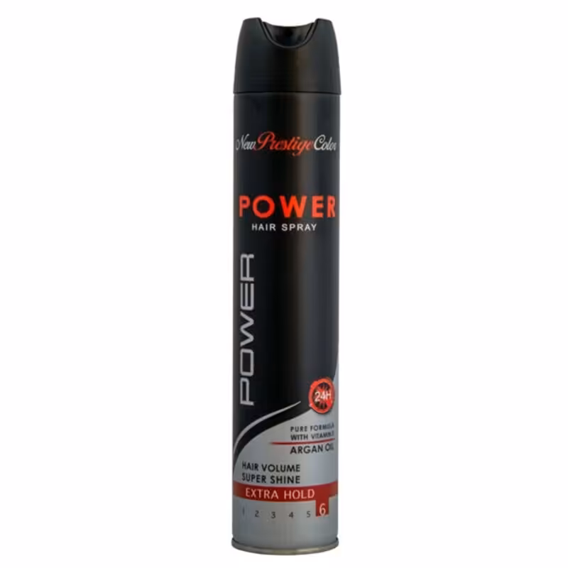 اسپری حالت دهنده مو نیو پرستیژ کالر مدل SUPER SHINE حجم 500 میلی لیتر