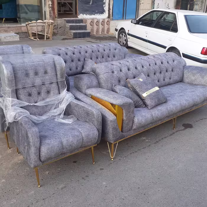 مبلمان راحتی مبل چستر  ماهور تختشو  کف فوم ویژه کلاف قرص و محکم
