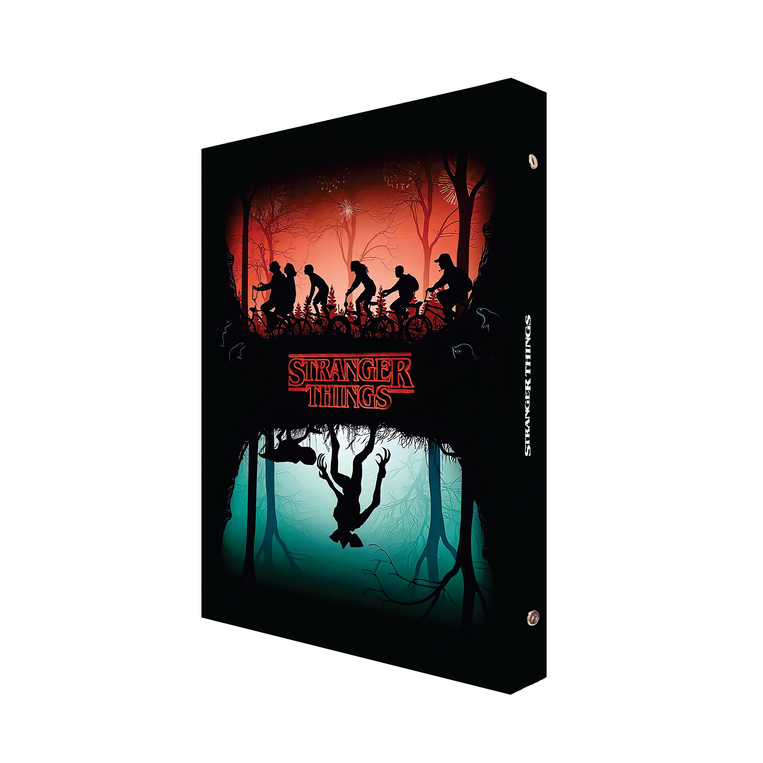دفتر کلاسوری 100 برگ پدیده نقش مدل فیلم و سریال طرح stranger things کد 04