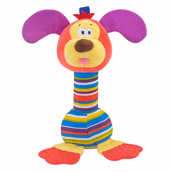 جغجغه نوزادی طرح سگ happy monkey