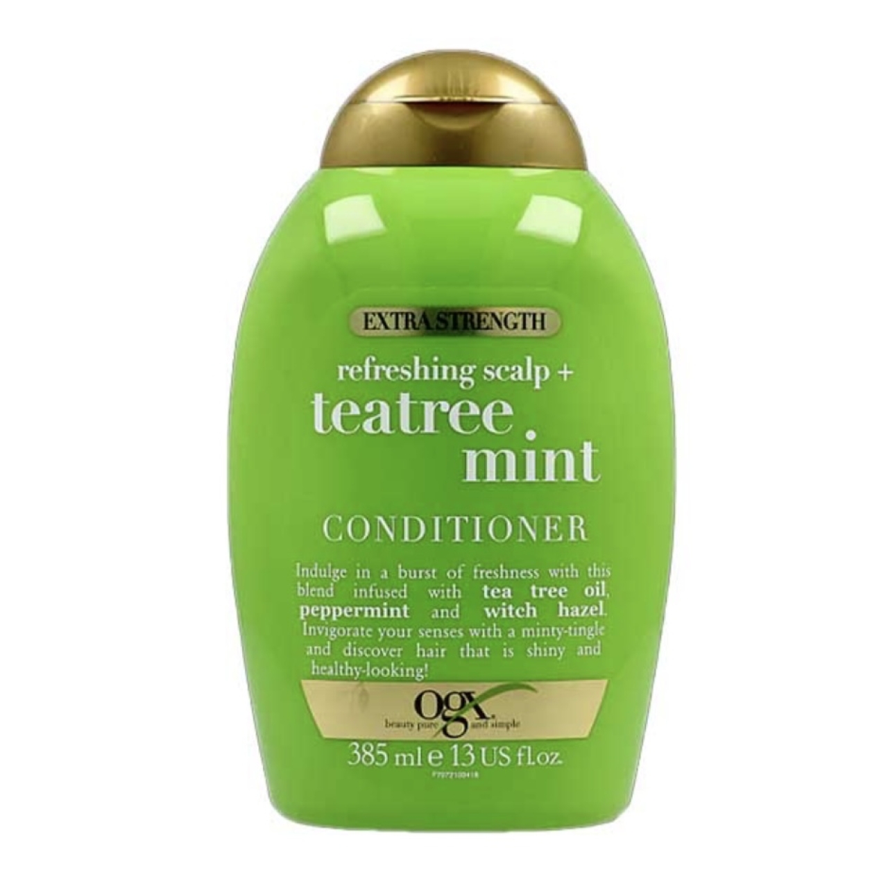 نرم کننده مو فاقد سولفات او جی ایکس مدل Teatree Mint حجم 385 میلی لیتر