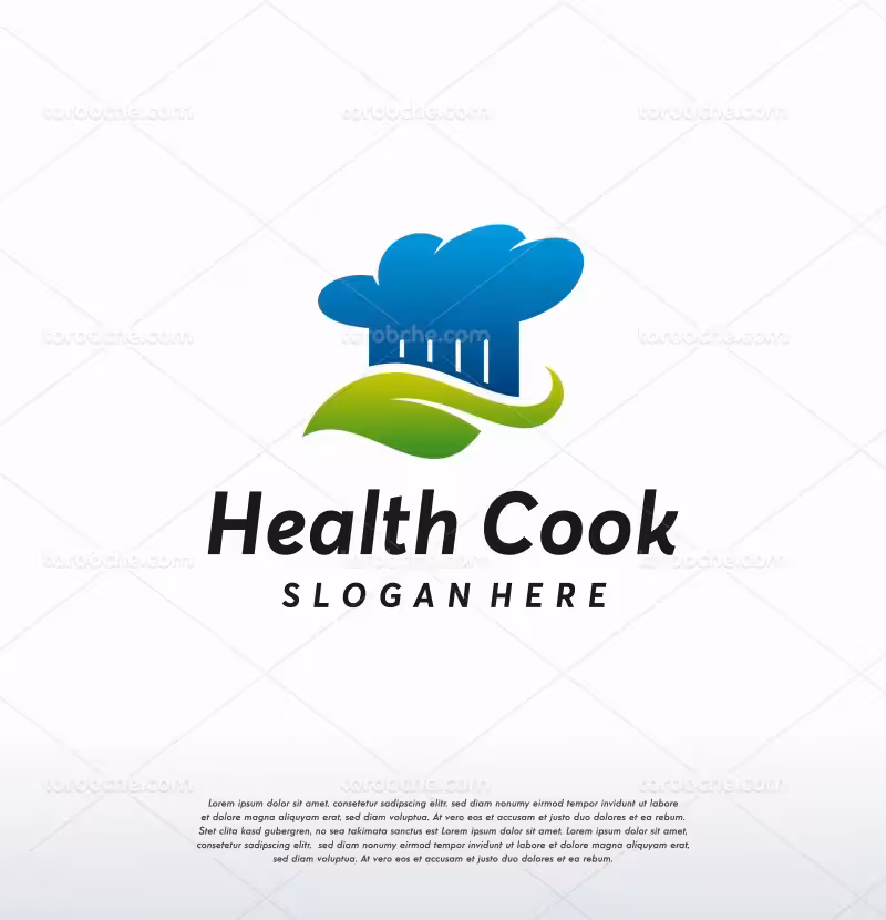 لوگوی غذای سالم | گرافیک با طعم تربچه