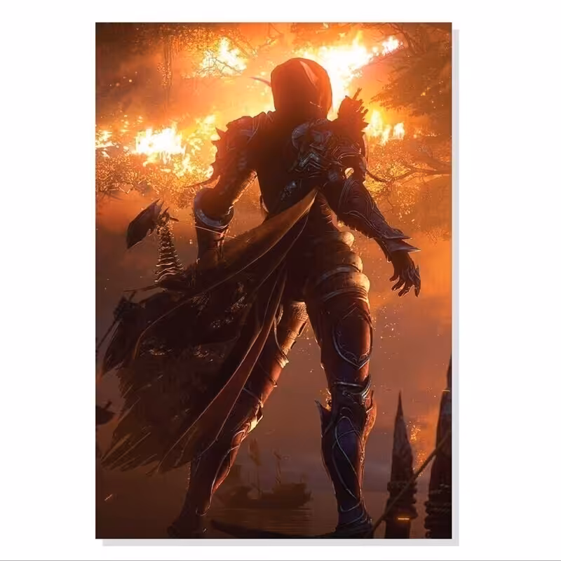 تابلو شاسی طرح گیم دنیای وارکرفت سیلواناس ویندرانر  مدل M0663