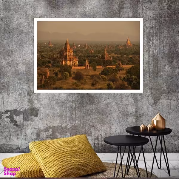 تابلو بکلیت طرح شهر مدل قاب شاسی W-S8013