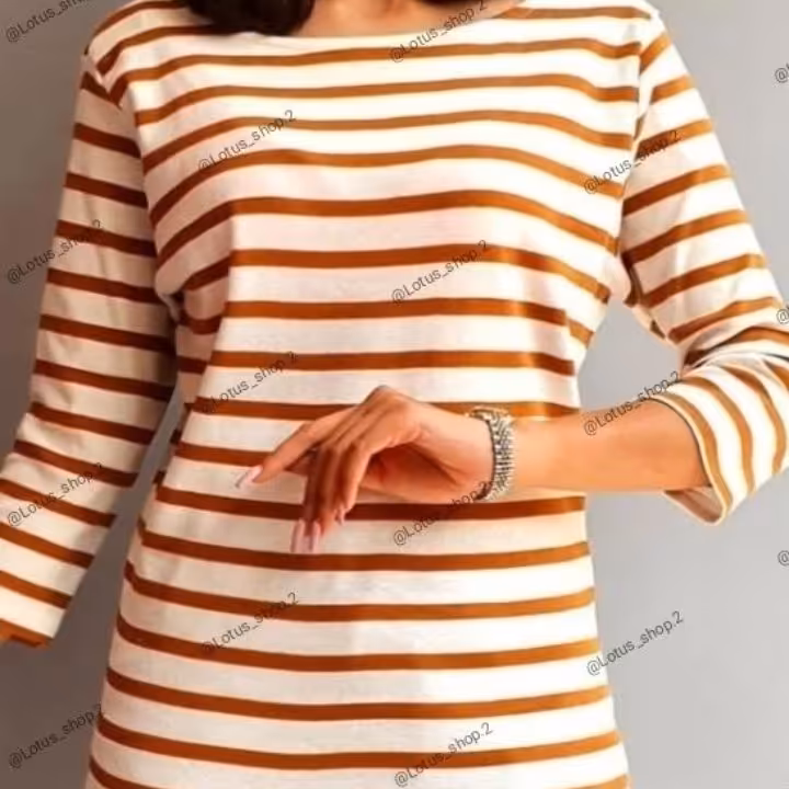 بلوز آستین سه ربع زنانه