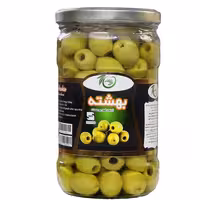 زیتون شور بدون هسته و درشت 600 گرمی بهشته  فروش عمده 12 عددی 