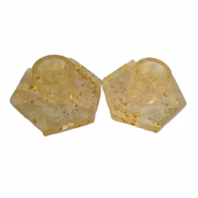 جاشمع قلمی رزینی دستساز طلایی