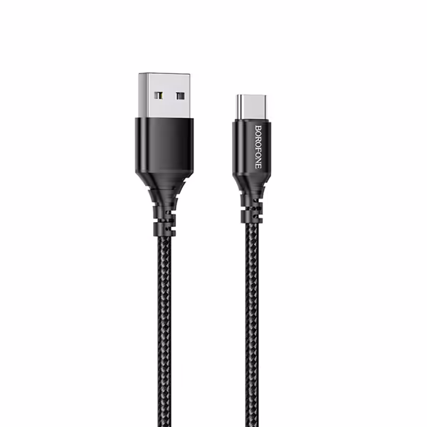 کابل تبدیل USB به Type-C بروفون مدل BX54 طول 1 متر
