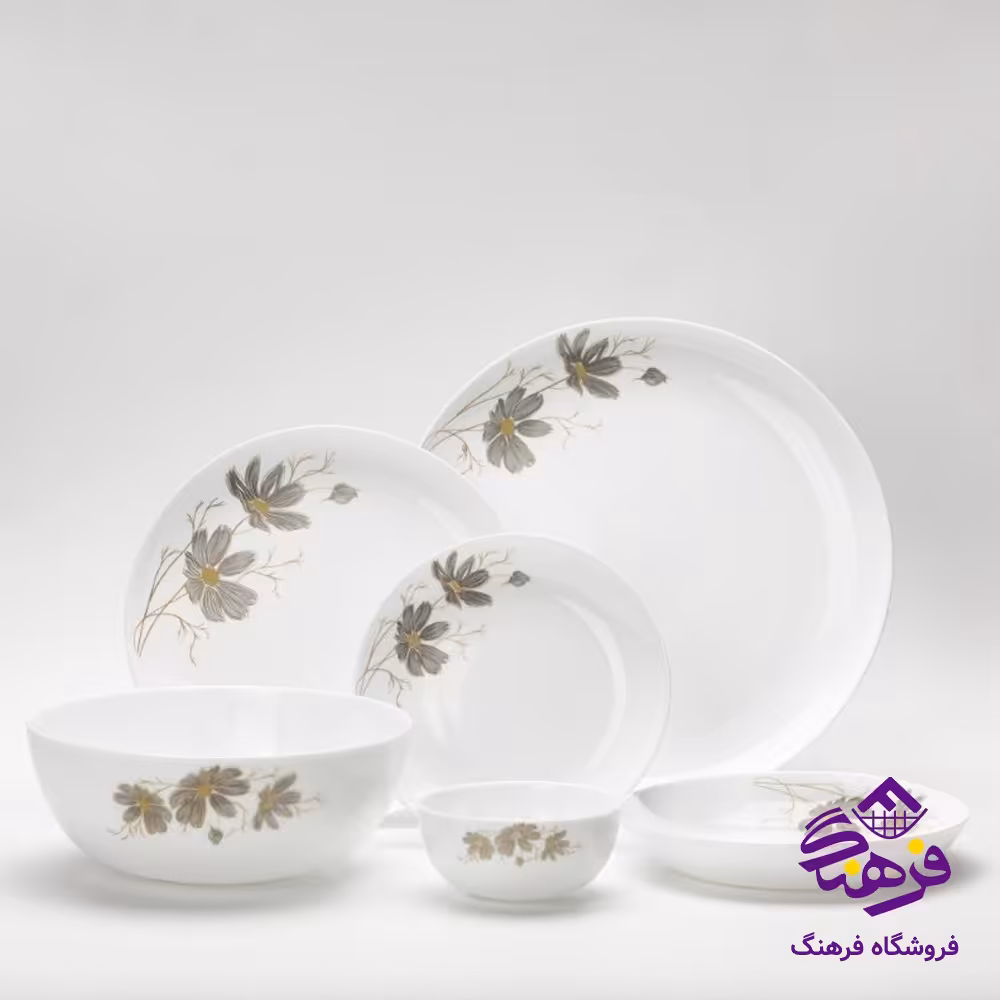 سرویس گلدن اپال 26پارچه دیوالی طرح شقایق