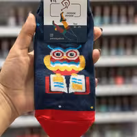 جوراب مچی نخی طرح جغد برند پاتوک پاتوک