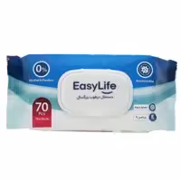 دستمال مرطوب ایزی لایف بسته 70 عددی
