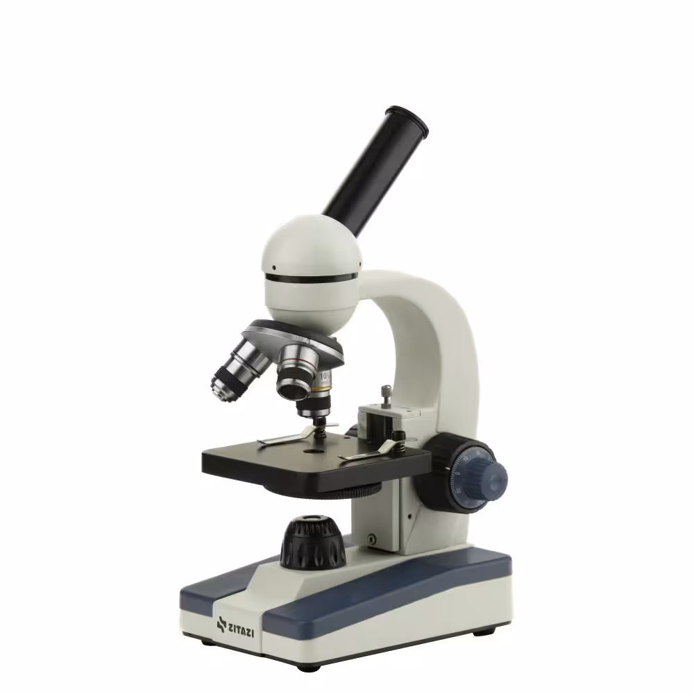 میکروسکوپ تحقیقاتی زیتازی MonoView مدل S35M - هد تک چشمی با قابلیت چرخش و بزرگنمایی 400 برابری