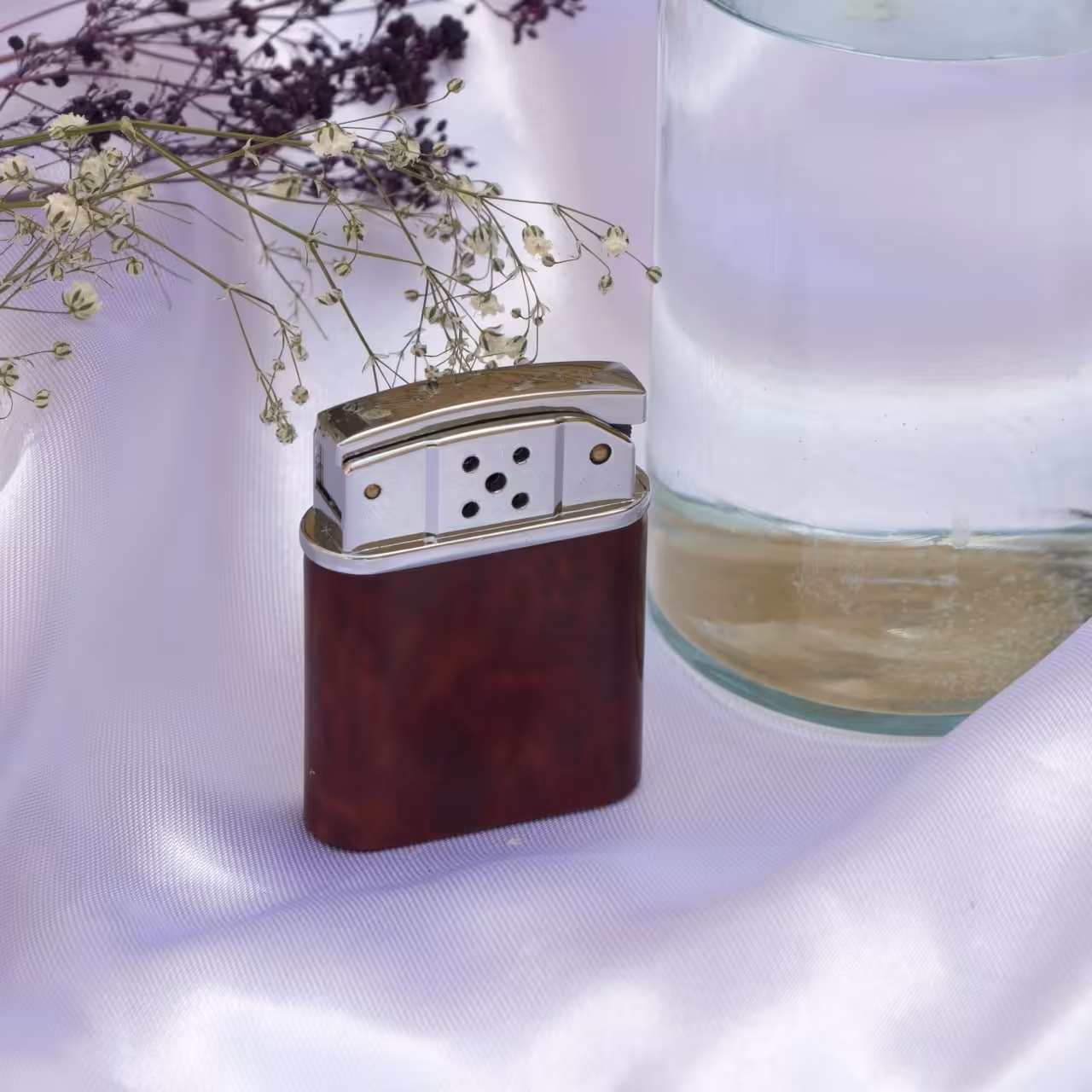 فندک گازی دلفین طرح چوب