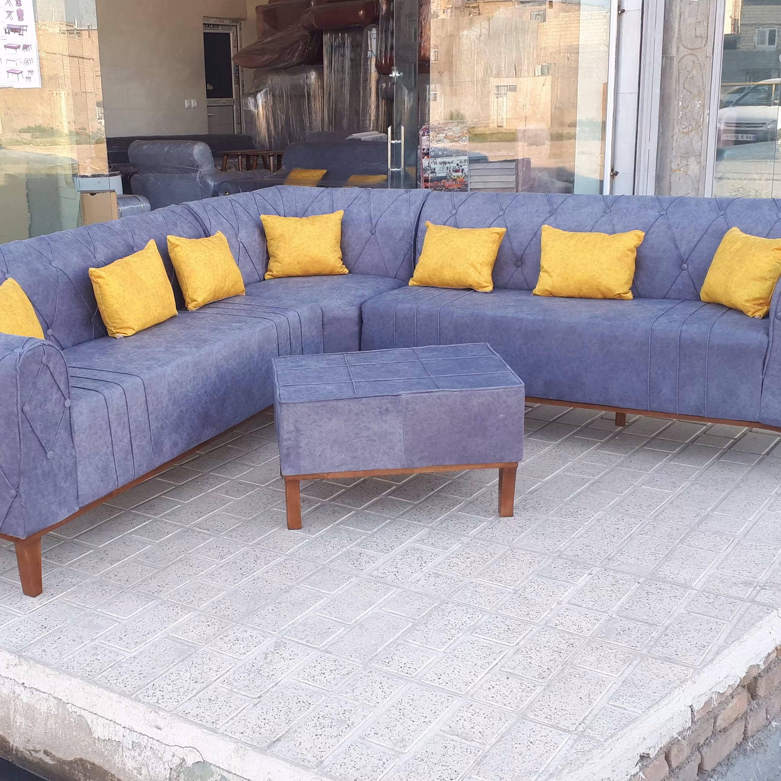 مبل ال چستر لمسه دست 