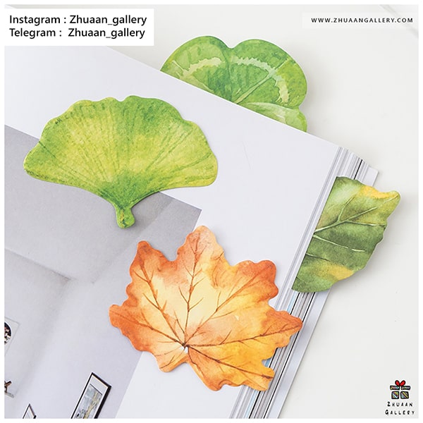 استیکی نت Life Leaf طرح برگ