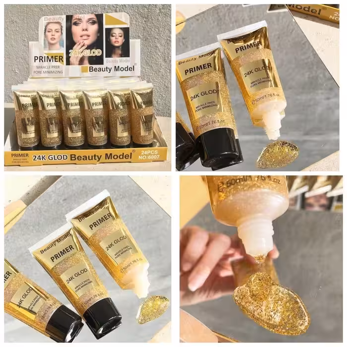 پرایمر  صورت تیوپی 24k طلا کیس کرون