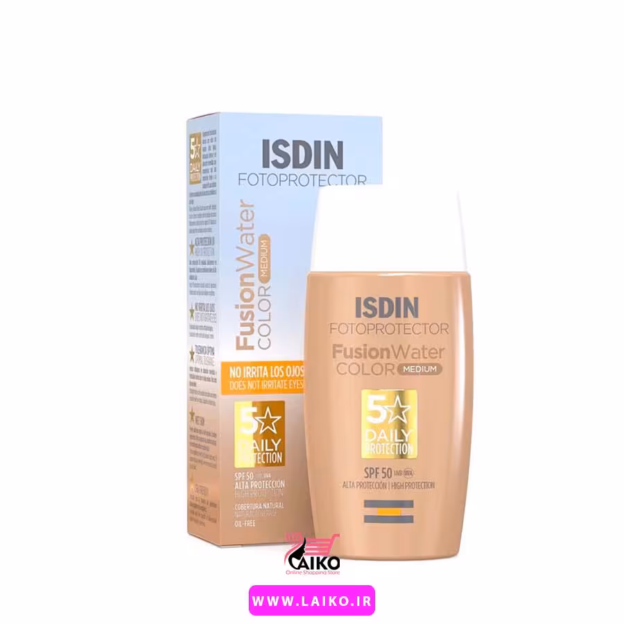 کرم ضدآفتاب فیوژن واتر رنگی ایزدین ISDIN