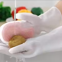 دستکش ظرفشویی اسکاج دار 2 جفت