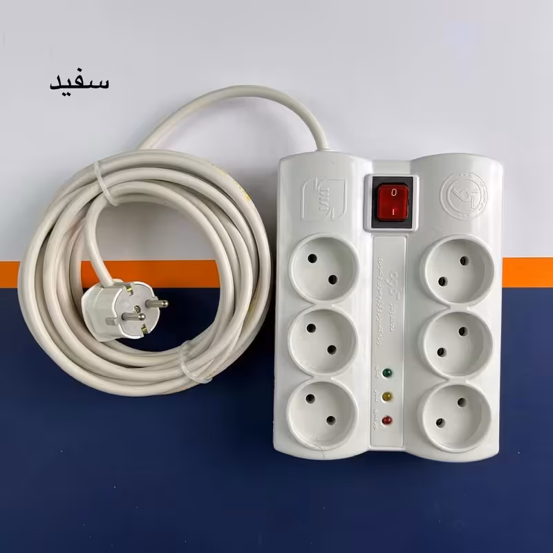 محافظ شش راهی 6راهی 2.5متری صوت تصویر بدون ارت استاندارد کاوه