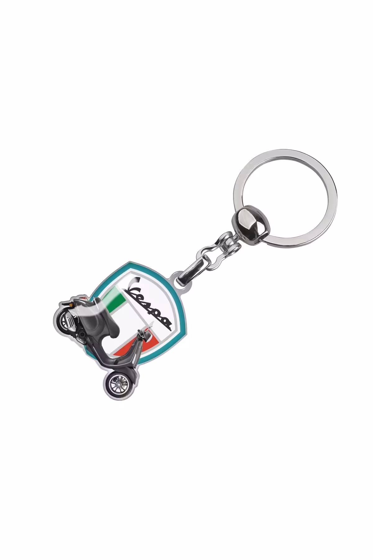 جاسوئیچی موتورسیکلت مشکی موتور سیکلت VESPA DAMLA LABERED KEYCHAIN Modül