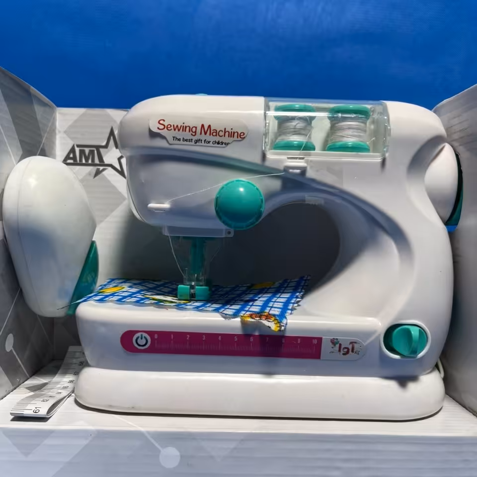 چرخ خیاطی باتری خور موزیکال اسباب بازی با قابلیت دوخت