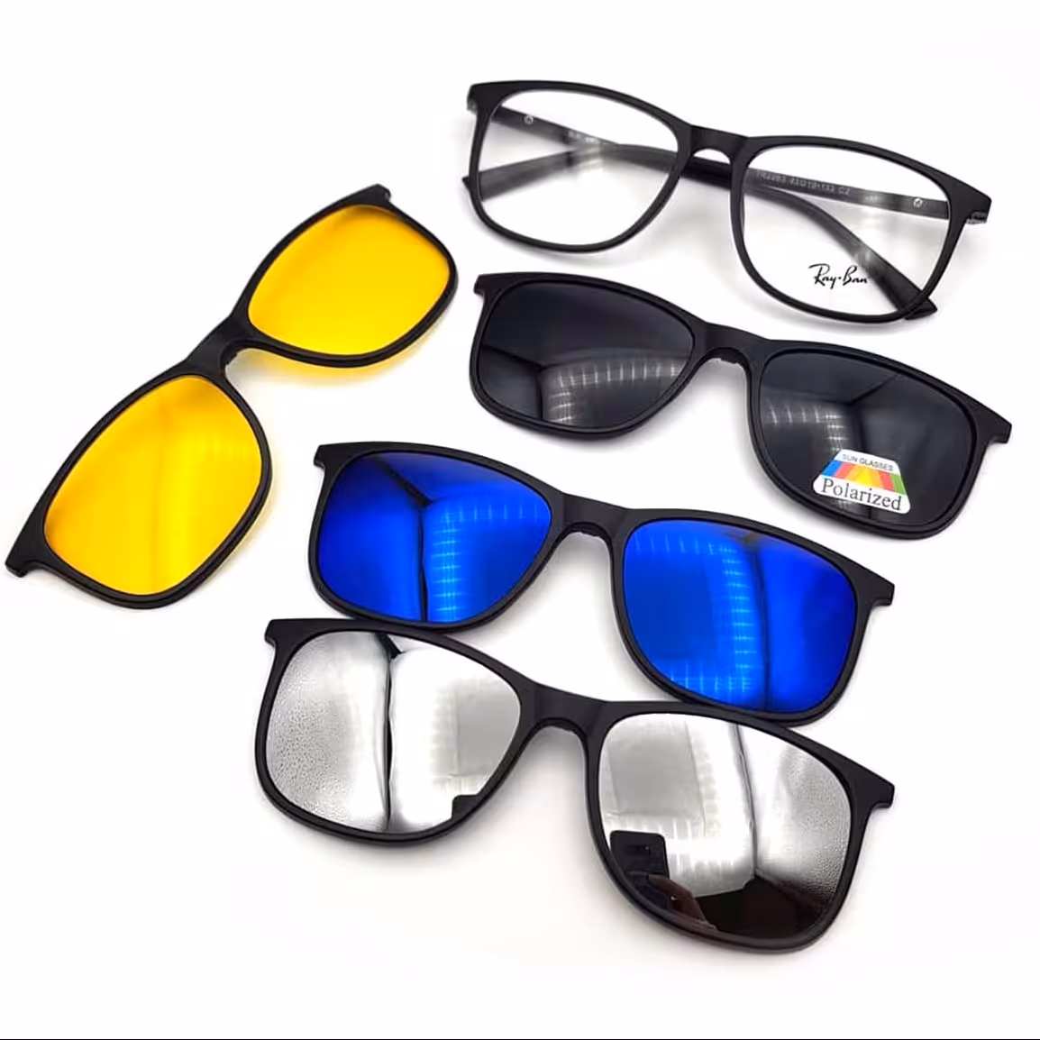 عینک طبی کاوردار مگنتی ری بن مدل tr2263