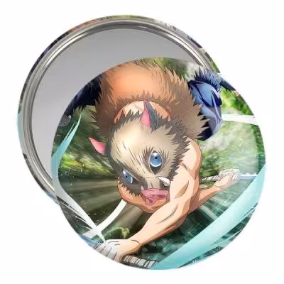 آینه جیبی خندالو مدل اینوسکه انیمه شیطان کش کد 13690