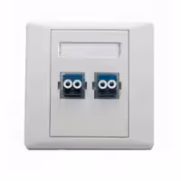 خرید پریز فیبر نوری 2 پورت داپلکس - بهترین قیمت   گارانتی 12 ماهه در آی تی شبکه