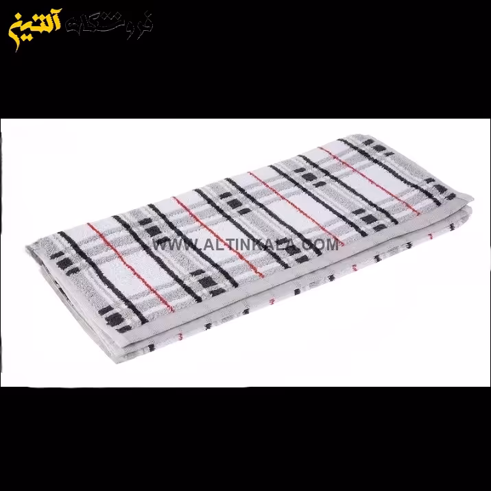 حوله دستی برق لامع مدل مدرن سفید 40×80