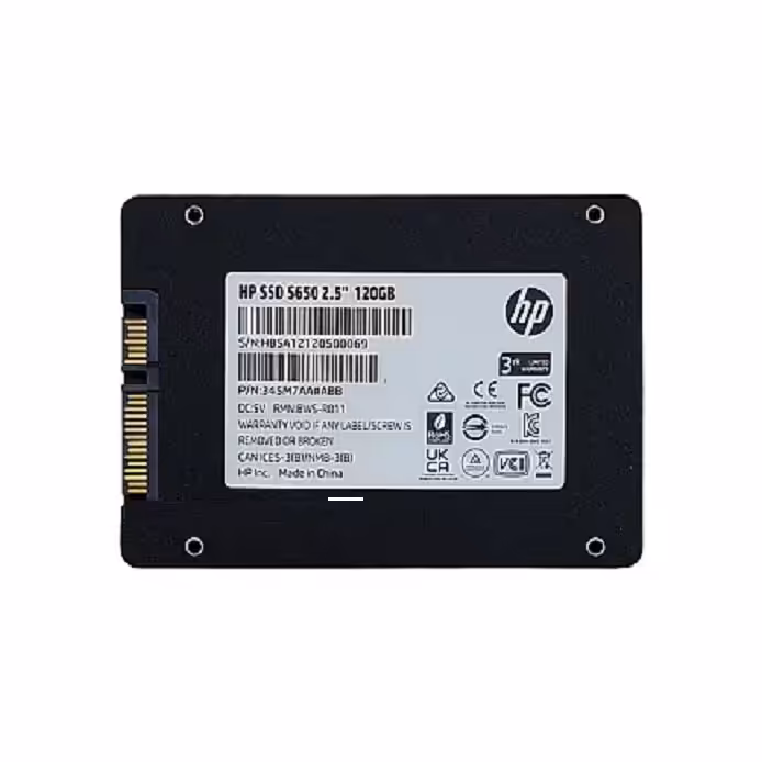 هارد SSD لپ تاپ 120 گیگابایت اچ پی Sata 2.5Inch S650 گارانتی آواژنگ